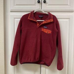 Pink Patagonia synchilla pullover size small